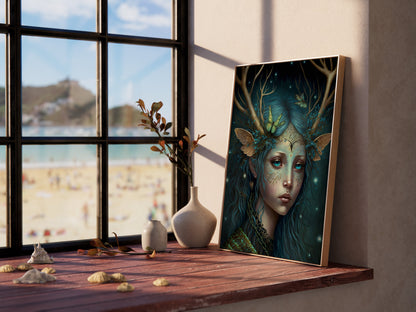 Faerie Art: Magical Home Decor | Ethereal Illustration | Printable Digital Print