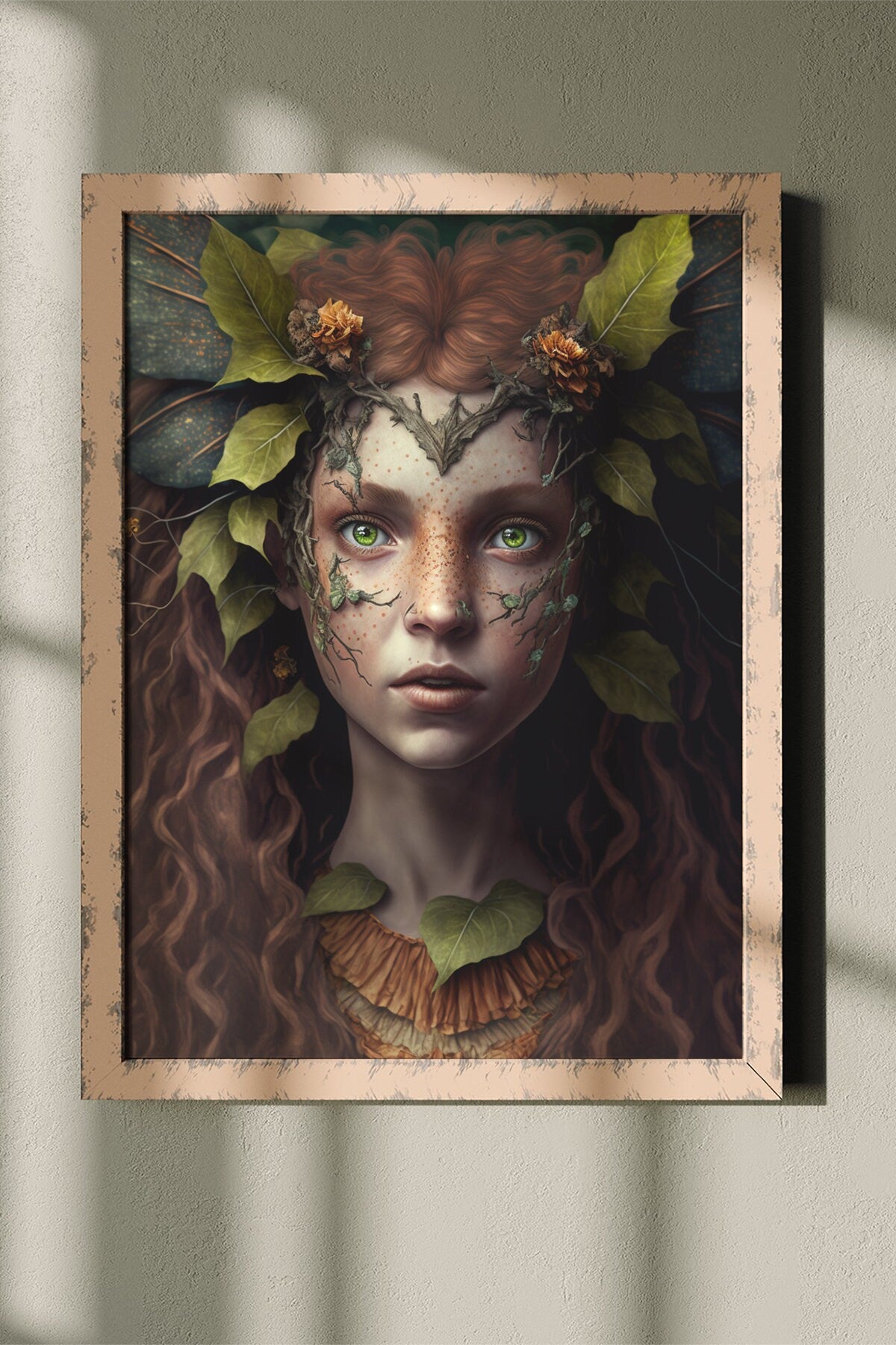Faerie Art Digital Print - Forest Faerie Fantasy Art Instant Download
