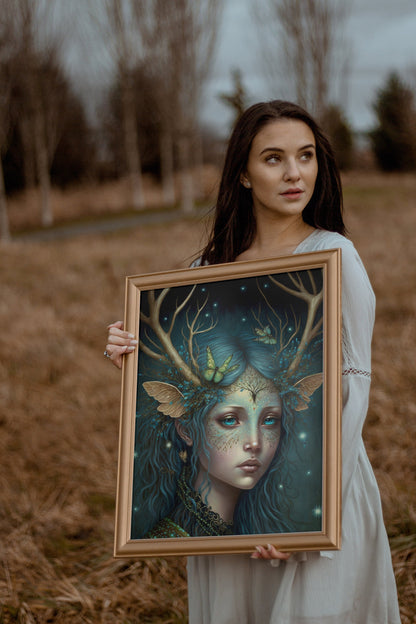 Faerie Art: Magical Home Decor | Ethereal Illustration | Printable Digital Print