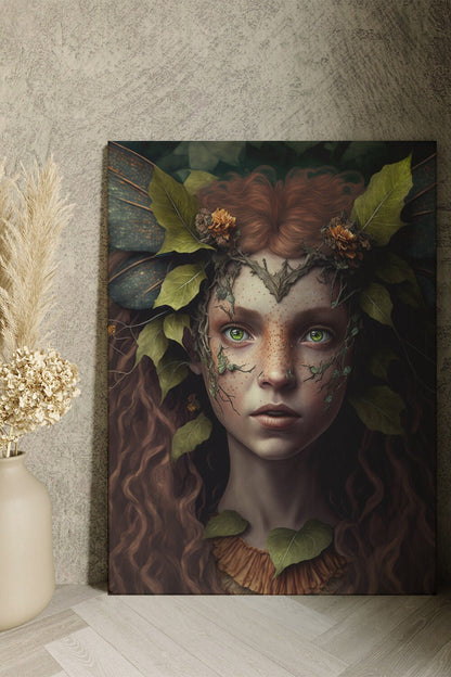 Faerie Art Digital Print - Forest Faerie Fantasy Art Instant Download