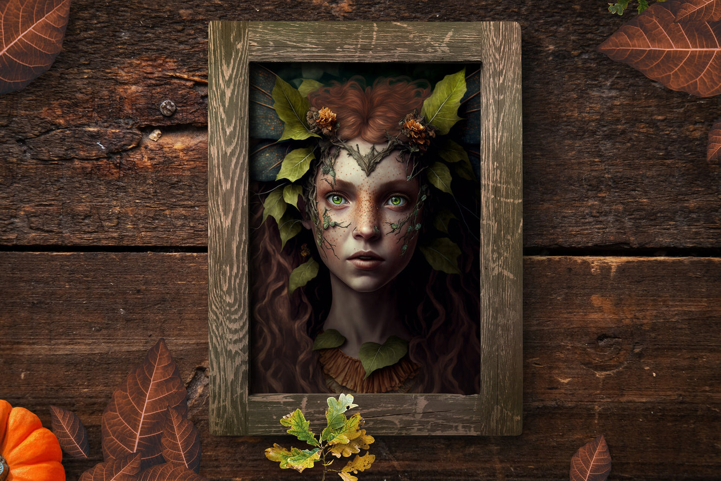 Faerie Art Digital Print - Forest Faerie Fantasy Art Instant Download