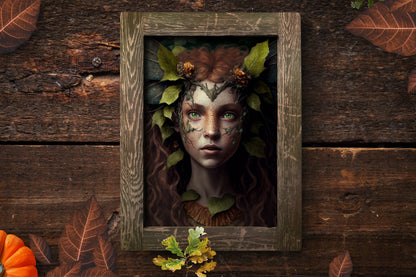 Faerie Art Digital Print - Forest Faerie Fantasy Art Instant Download