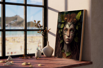 Faerie Art Digital Print - Forest Faerie Fantasy Art Instant Download